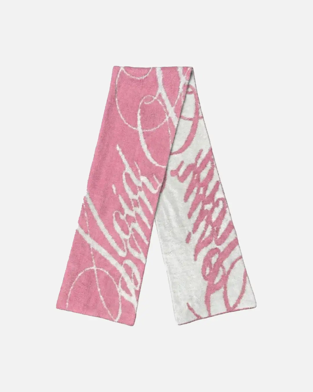 ICONIC PINK MOHAIR SCARF