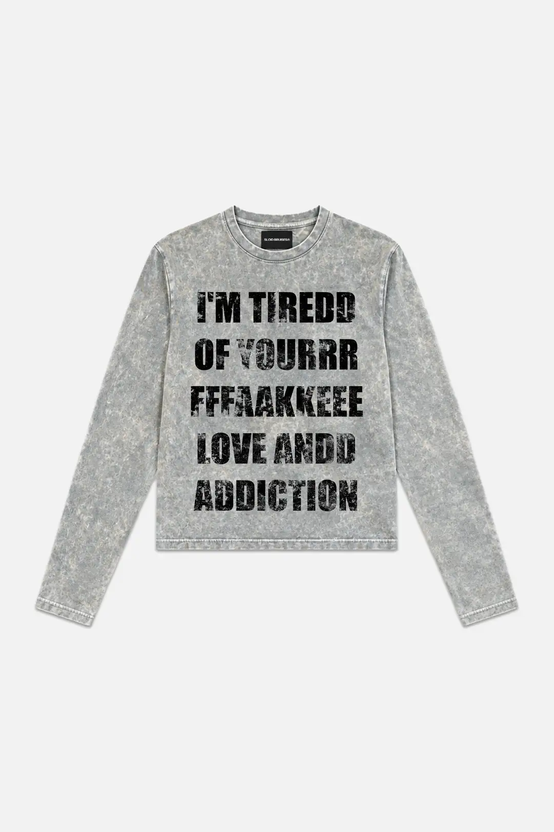 GREY MARBLE FAKELOVE LONGSLEEVE