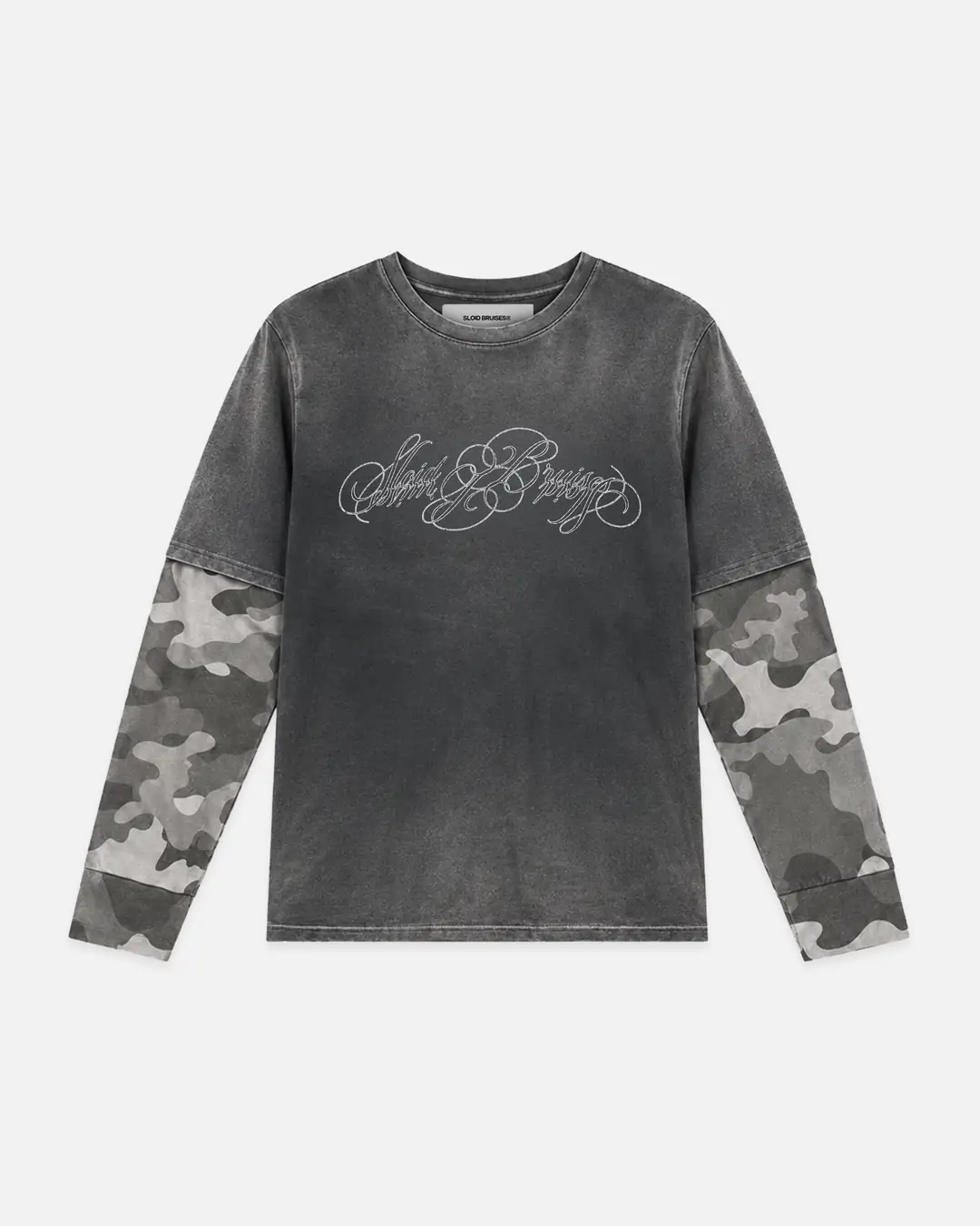 BLACK FADED CAMO LONGSLEEVE