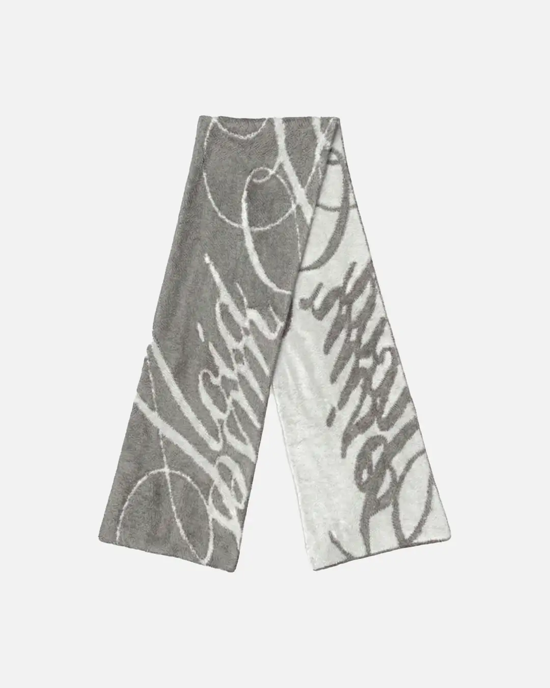 ICONIC GREY MOHAIR SCARF
