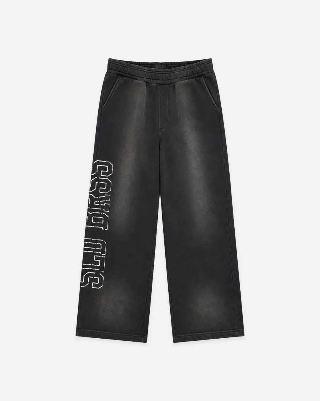 COLLEGE BLACK SWEATPANTS