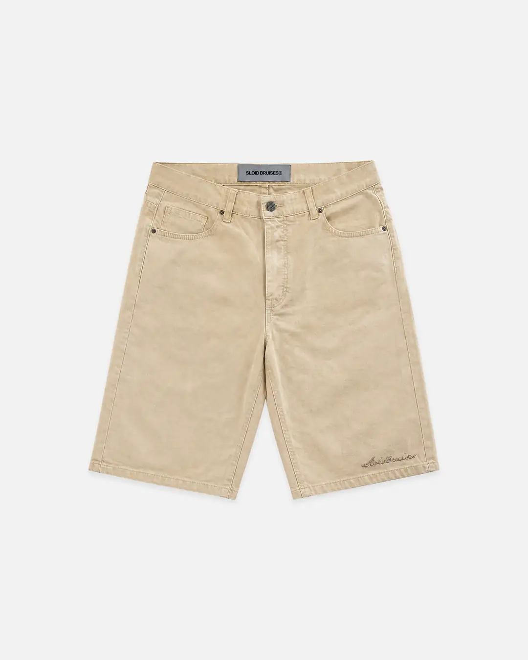 BEIGE SIGNATURE SHORT