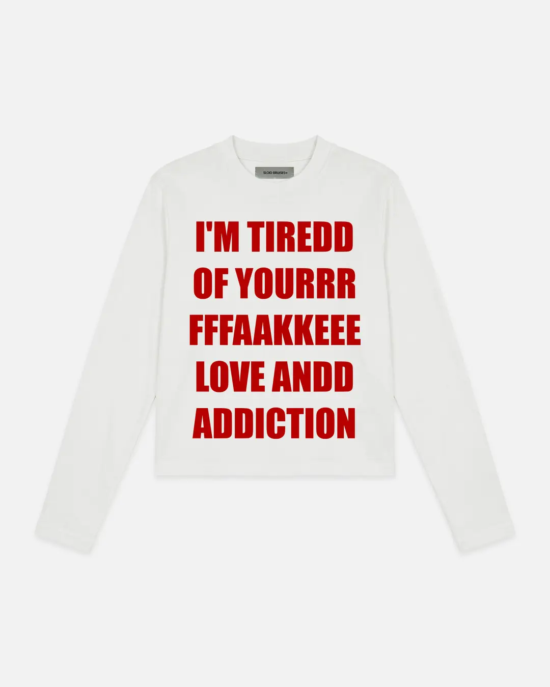 RED FAKELOVE LONGSLEEVE