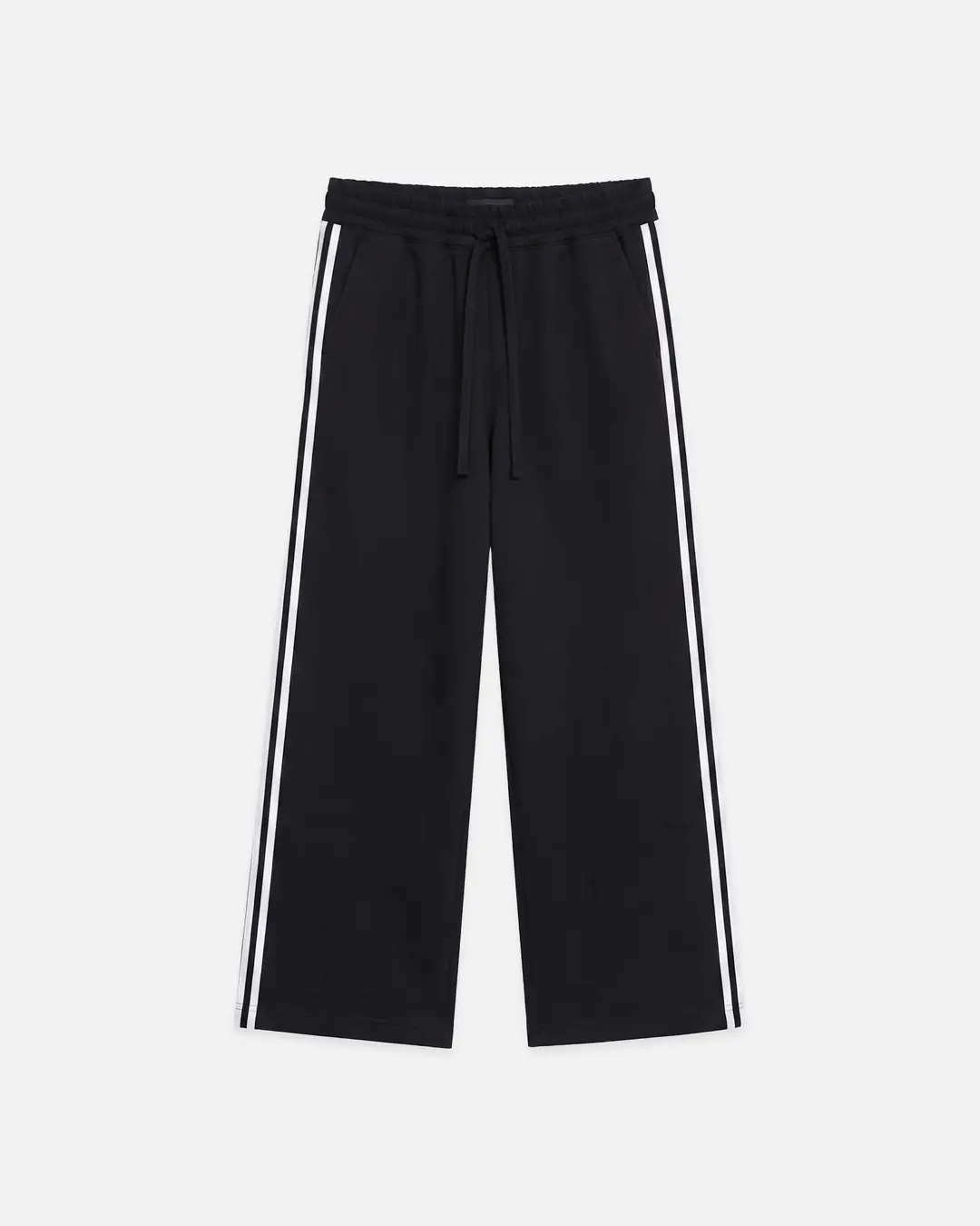 ARION BLACK STRIPED SWEATPANTS