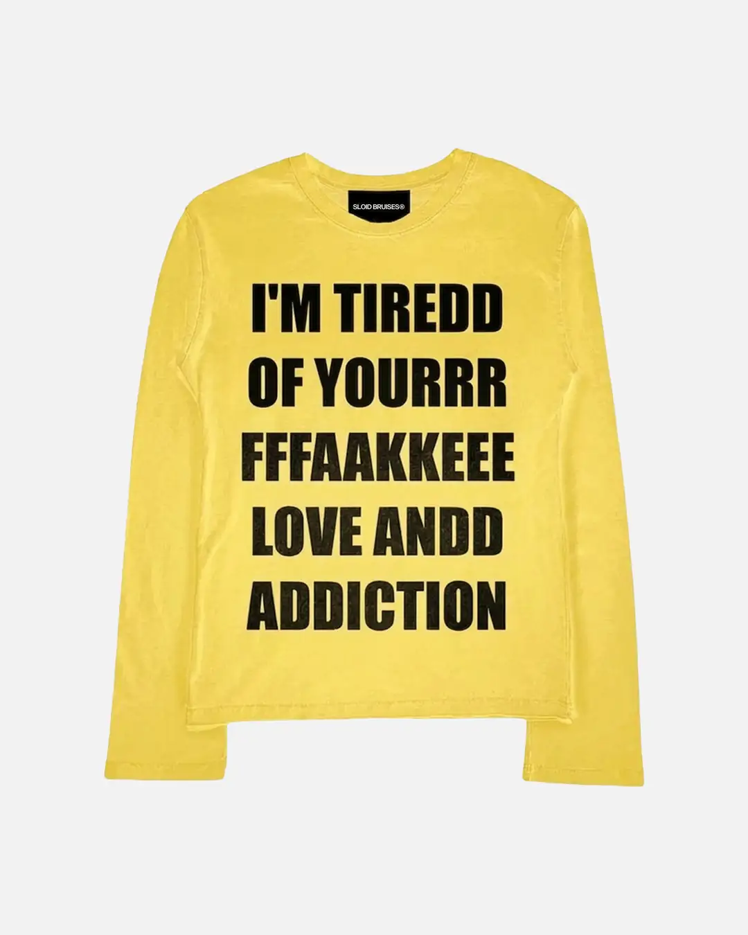 YELLOW FAKELOVE LONGSLEEVE